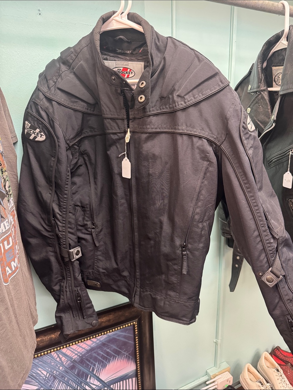 Joe Rocket Black Performance Motorcycle Jacket